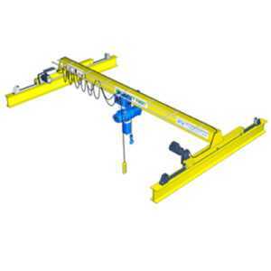 เครนเหนือศีรษะ แบบคานเดี่ยว . Single girder overhead crane